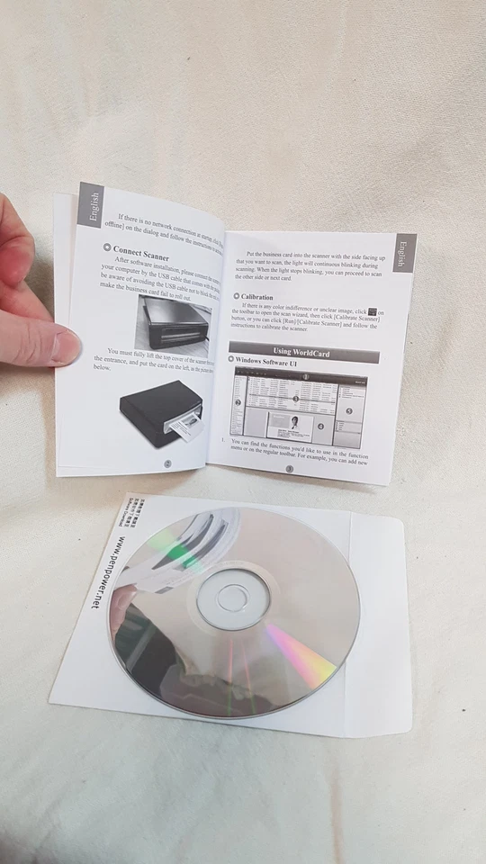 PENPOWER WCU02A Boxed WorldCard Pro USB Business Card Reader - Image 3 of 4