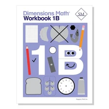 Dimensions Math Workbook 1B | Singapore Math Inc. [Paperback]