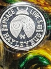 1 Gram .999 Fine Silver Round Emerald Glory Phoenix Limited 500 HayleyBug Mint