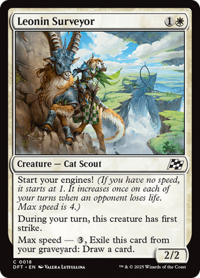 x4 Leonin Surveyor DFT Aetherdrift MTG 18 COMMON M/NM 4x