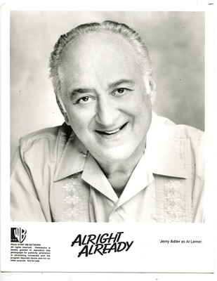 ALRIGHT ALREADY-1997-8 X10-STILL-COMEDY-TV SERIES-JERRY ADLER-vg
