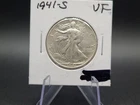 1941 s 50c Walking Liberty 90% Silver Vf