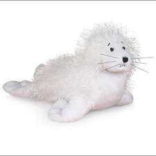 GANZ Webkinz White Seal Black Whiskers Plush Stuffed Animal Toy HM023 U51
