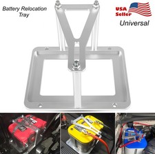 Universal Battery Tray Hold Down Bracket Battery Relocation Box For Trunk Mount