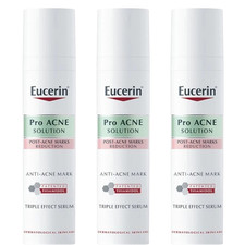3x 40mL EUCERIN Pro Acne Solution Triple Effect Serum Post Acne Marks Reduction