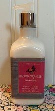 BATH & BODY WORKS BLOOD ORANGE WOODS HAND LOTION with OLIVE OIL 10 oz