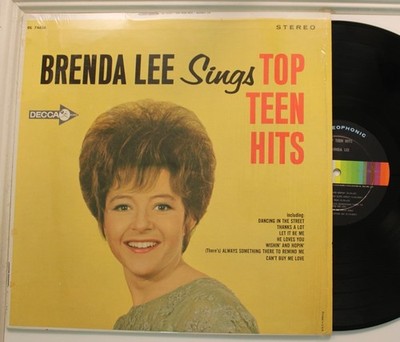 Brenda Lee Lp Top Teen Hits On Decca - Vg+ To Vg++ / Vg++ (In Shrink)