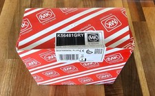 MK Masterseal Plus 13A 2-Gang unswitch socket Outlet - Grey K56481GRY