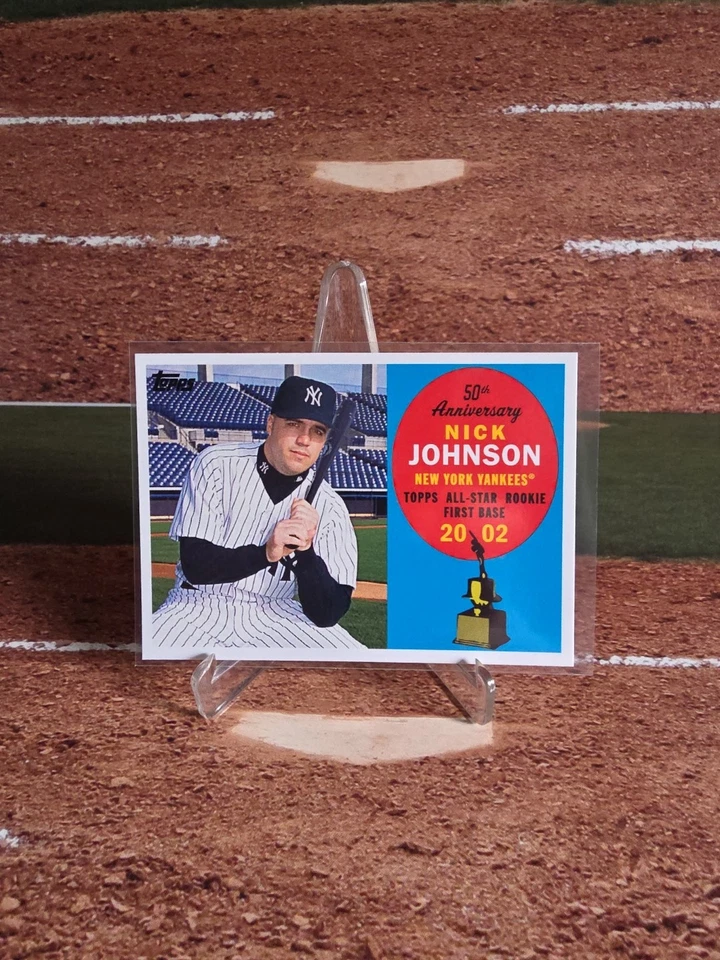 2008 Topps 50th Anniversary All Rookie Team #AR93 Nick Johnson - Yankees  - Image 2 of 4