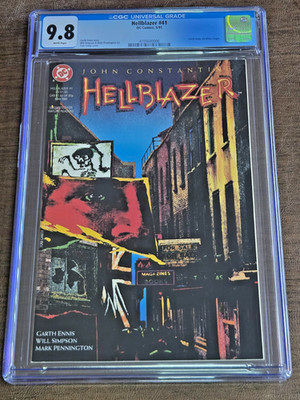 John Constantine Hellblazer #41 CGC 9.8 (1991) 1st Garth Ennis U.S. work! 1 of 7