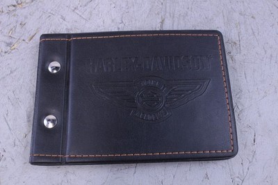 Harley-Davidson Riding Academy Journal Handbook Embossed Leather