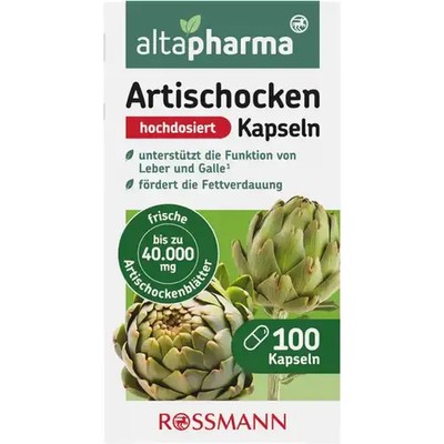 Altapharma Artischocken Kapseln, Leber&Galle&Fettverdauung, 1x100 St., neu&ovp