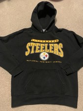 Vintage Y2K NFL Pittsburgh Steelers Hoodie Sweatshirt Men  s Size Medium