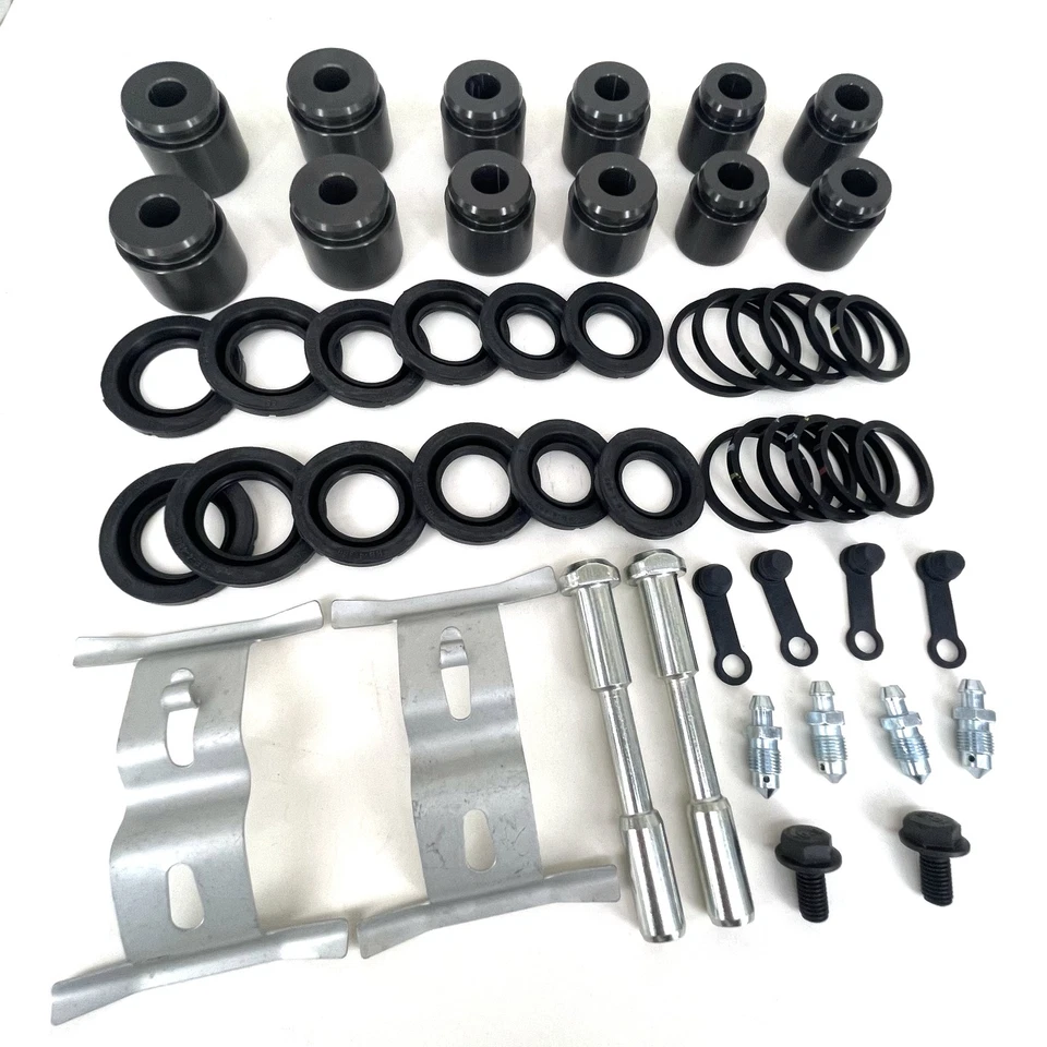 FA005 cn For VW Touareg Front Brake Caliper Rebuild Kit 6 pot 330mm Discs 18z Foto 3 de 4