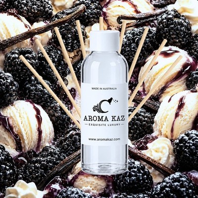 Black Raspberry Vanilla Reed Diffuser Oil Refill Vegan Alcohol-Free 3 Sizes