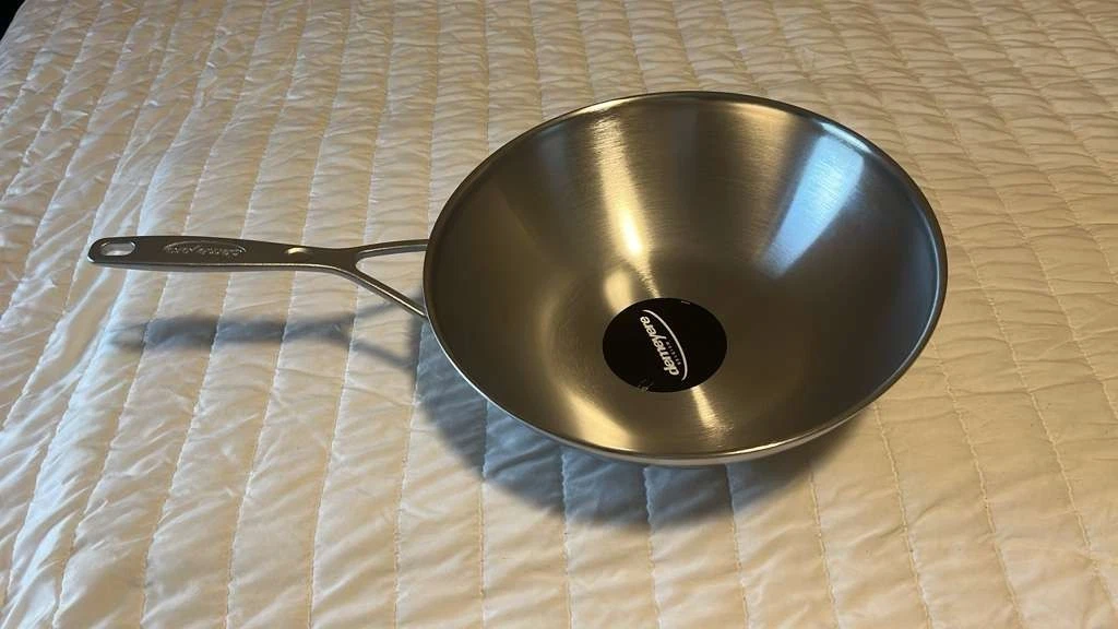 Demeyere Industry 5 Flat Bottom Wok, 12 inch, 18/10 Stainless Steel.
Opens in a new window or tab