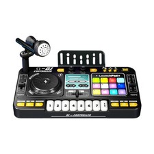 Kids DJ Mixer Toy with Lights and Effect Educational Turntable Toy DJ Party