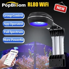 PopBloom Marine Led Aquarium Light for Saltwater Led Fish Tank Lights Reef Coral