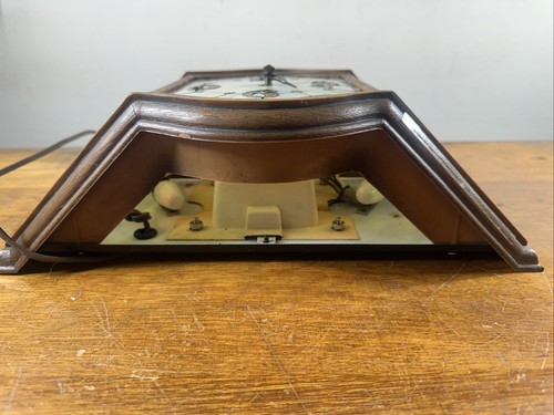 Old Style Bier Tiffany Uhr Registrierkasseneinheit funktioniert 13 3/4” x 8 1/2” - Bild 8 von 11