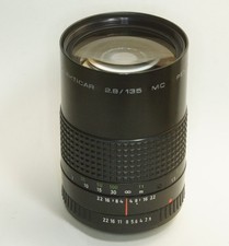 German-made PENTACON PRAKTICAR 2.8/135 MC 6N-602 PB mount