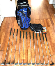 Mens Penfold GX Full Golf Clubs Set 12 Irons And Woods Right Handed + 14 Way Bag