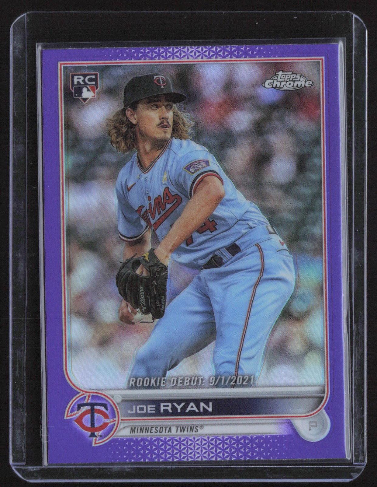 2022 Topps Chrome Update #USC94 Joe Ryan Purple Refractor