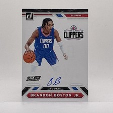 2021-22 Panini Donruss Basketball Brandon Boston Jr. Next Day Autograph #ND-BBJ
