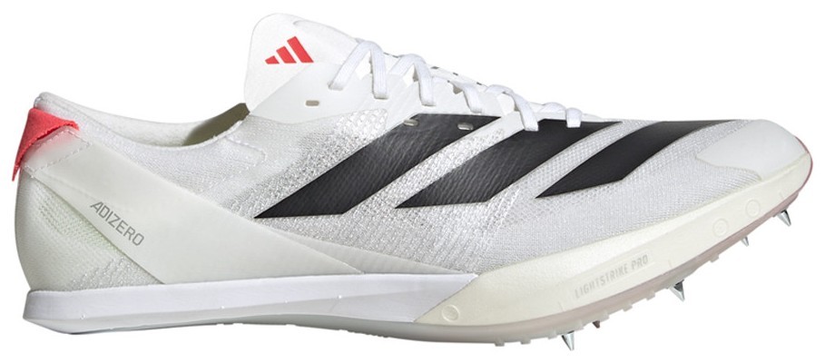 adidas Adizero Finesse Spikes White Black Lucid Red for Sale