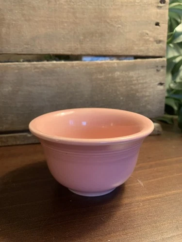 ​Fiesta Fiestaware HLC Homer Laughlin 6-3/4 oz Boullion Bowl ROSE, Retired