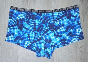 Lot of Victoria's Secret PINK Low Rise Boyshort Panties Size Medium Tie Dye Lace