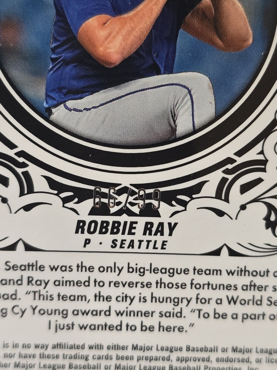 2022 Panini Mosaic - Aces Robbie Ray #A-8 Reactive Yellow Mosaic