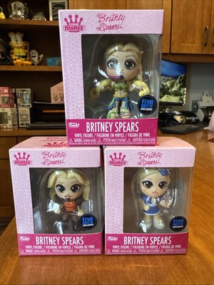 Funko Minis Britney Spears lot of 3 Five Below Exclusive! Toxic Circus Slave 4U