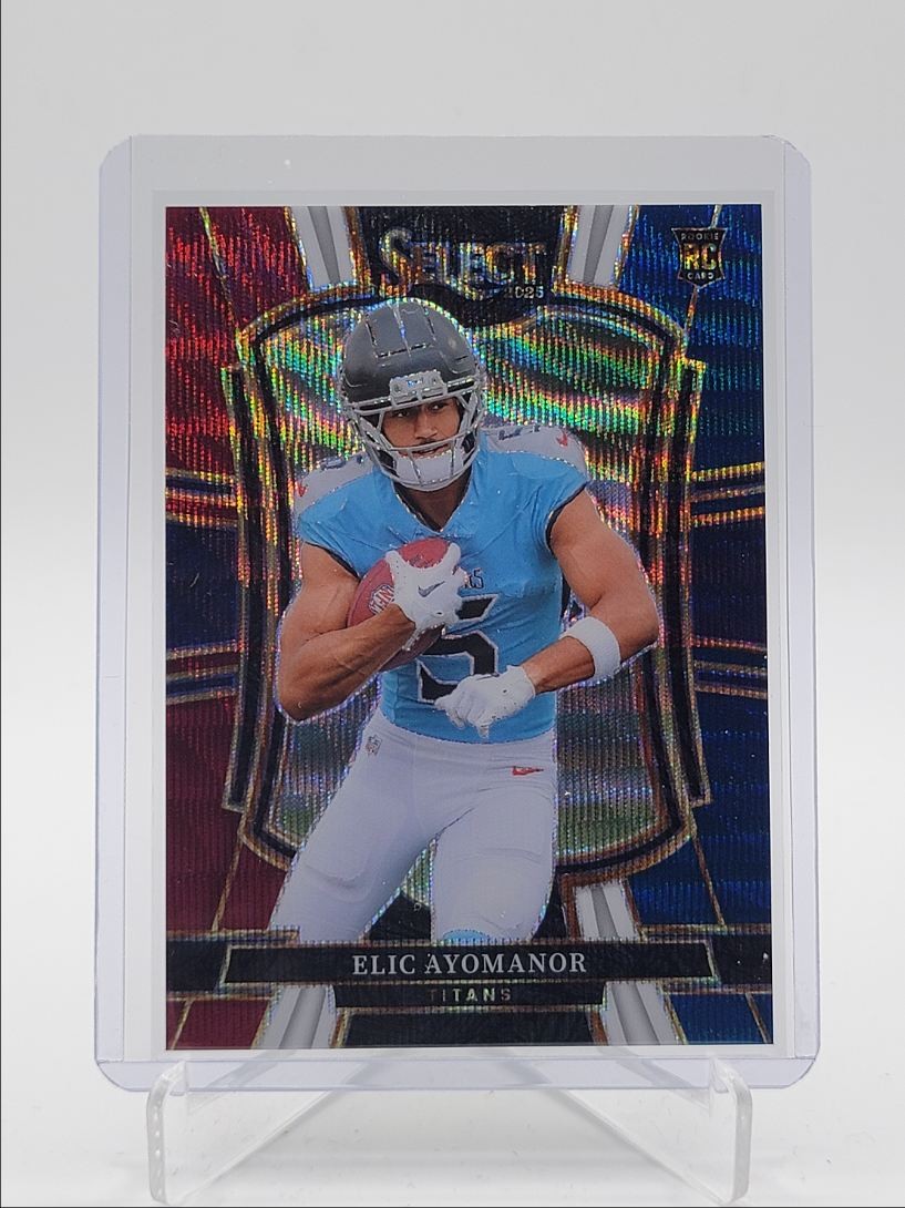 ELIC AYOMANOR 2025 SELECT PREMIER LEVEL ROOKIE TRI-COLOR RC /299 Q0398
