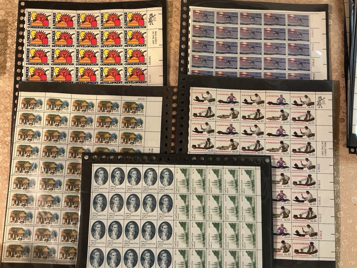 US Stamp Sheets 1971-1980 Year of Issue for sale | eBay