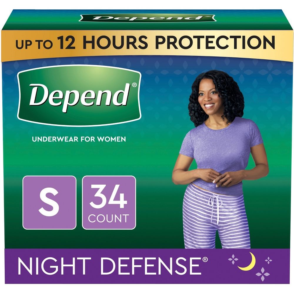 Нижнее белье от недержания для взрослых Depend Night Defense для женщин - на ночь 8390₽