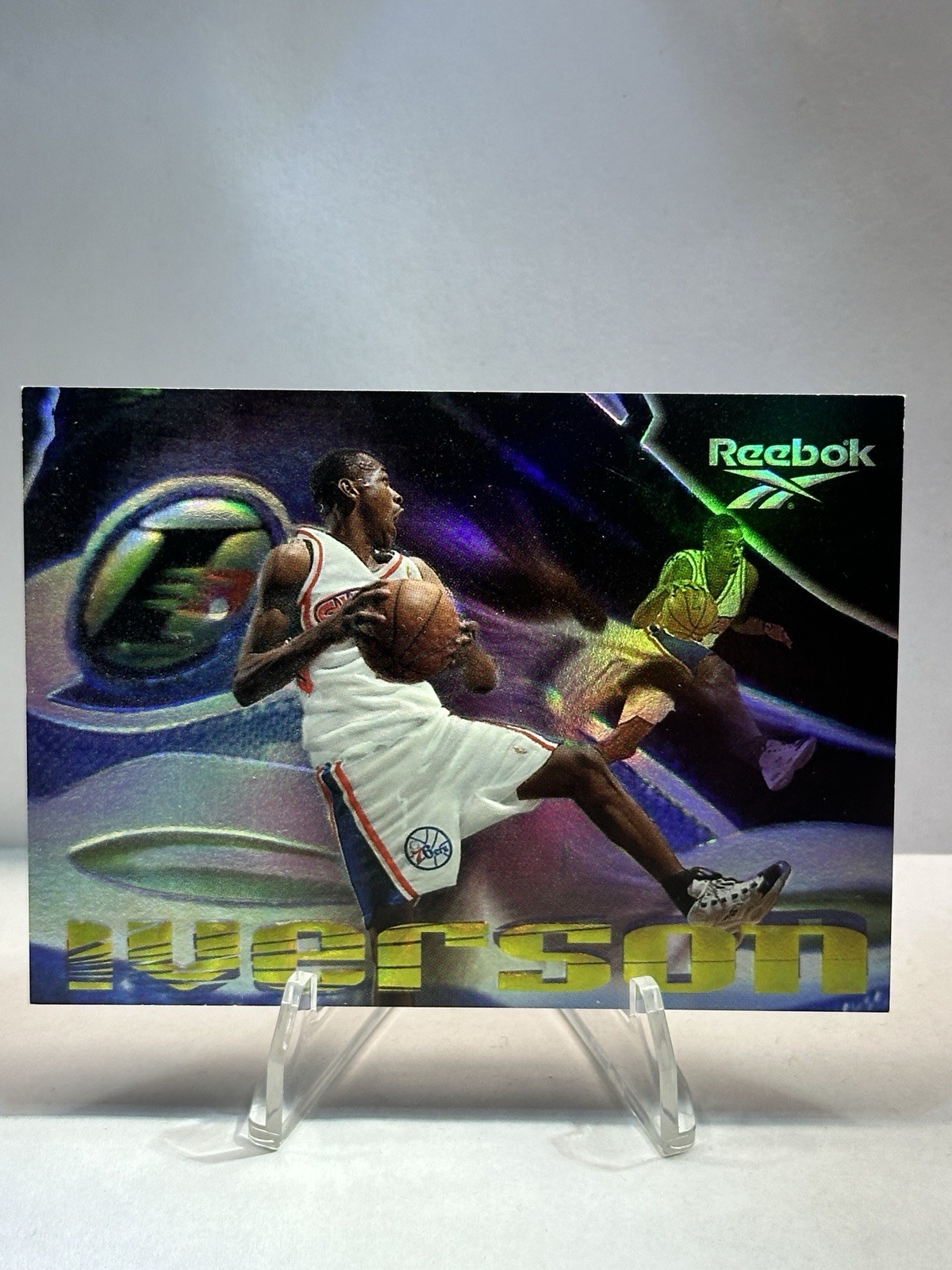 1997-98 Skybox Premium - Allen Iverson #100 Reebok Silver