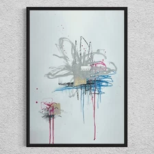 Original Mixed Media Abstract Art Painting 18x24 “Perpetuate" Signed