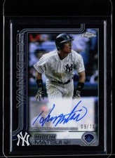 /10 Black Color Match 2025 Topps Chrome Chrome Legend Auto Hideki Matsui #CLA-HM