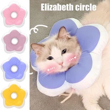 Comfortable Pet Cone Alternative for Dogs Cats Prevents Scratching Licking