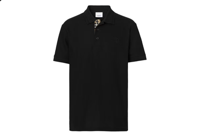トップス BURBERRY black polo shirts swag archive Burberry Monogram Motif Cotton Pique Polo – Black/Archive Beige | eBay