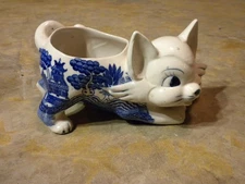 Vintage Lipper And Mann INC - Japan - Cat - Flower Planter Ceramic Porcelain ?