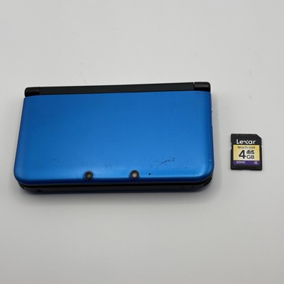 Nintendo 3DS LL XL Console Blue SD card Japanese TESTED AND WORKS