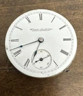 For Parts - Antique Illinois pocket watch Co movement Springfield Shenandoah IA