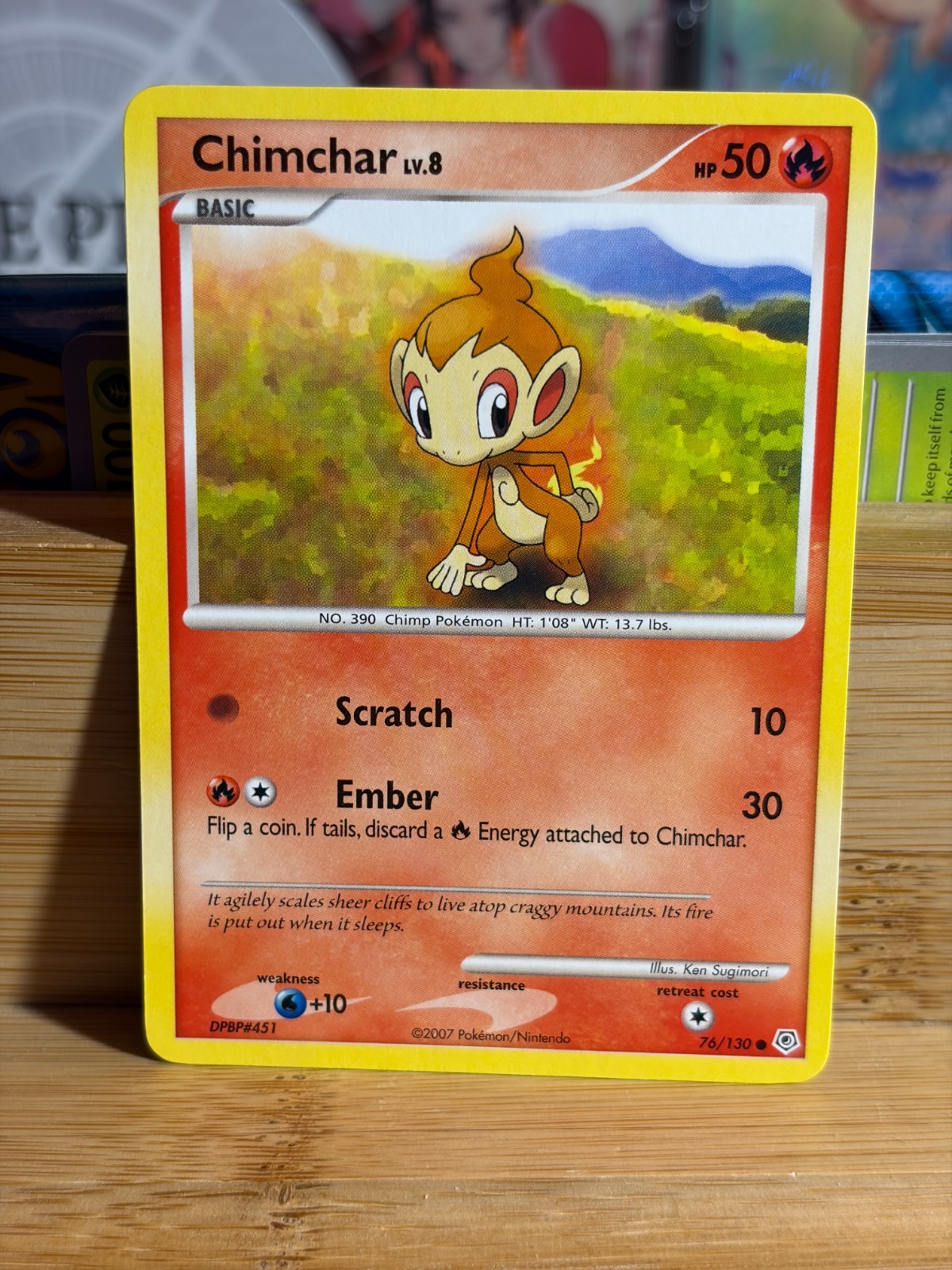CHIMCHAR 76/130 Diamond&Pearl Base Set Vintage Regular Pokemon TCG Near Mint