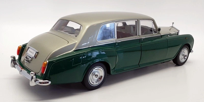 Kyosho 1/18 Scale 08905GRS - 1968 Rolls Royce Phantom VI - Green/Silver - Image 2 of 4