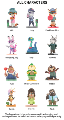 POP MART Disney Zootopia: Next Adventure Series Figures2.75-2.93