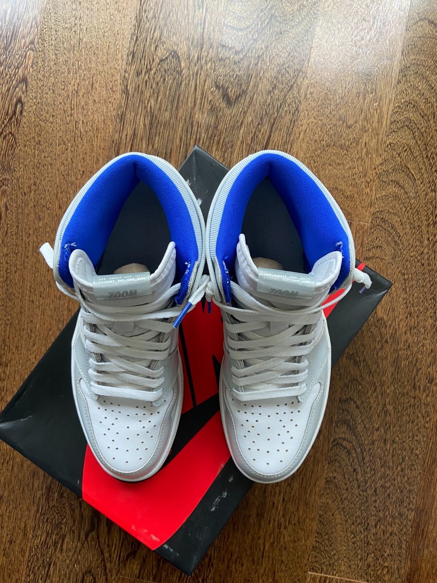 Size 10 - Air Jordan 1 Zoom High Racer Blue for sale online | eBay