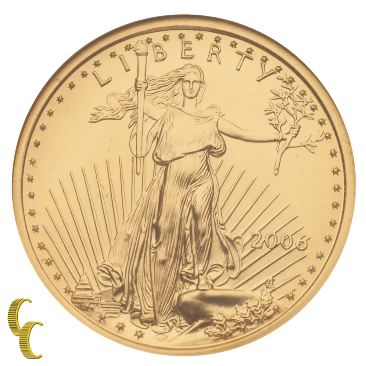 2006G $10 Americano Oro Águila 1/4 Oz. Barra Graduado MS69 Por NGC Bonito