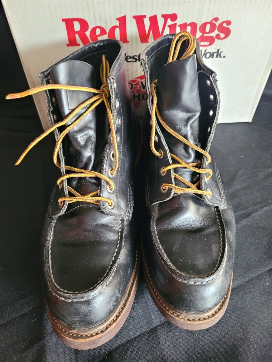 Pre-Owned Red Wing 8136 - Black Chrome - US Men's 11E Pre-Owned Red Wing 8136 - Black Chrome - US Men's 11E