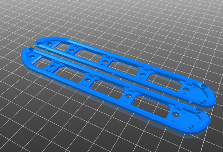 Rear Flatbed & Rail System upgrade for Axial SCX10 Honcho RC
